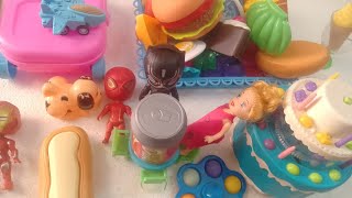 738 sec satisfying with Unboxing hellokitty super kitchen setASMR pink colour amezing kitchen set [upl. by Gorrian]