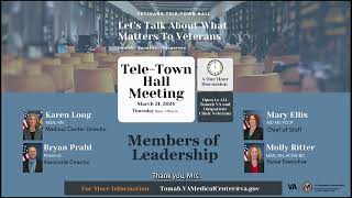 Tomah VAMC Veterans Telephone Town Hall March [upl. by Nnep]