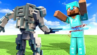 NEW Mech Slices Through Minecraft Steve  Teardown Mods Gameplay [upl. by Nezam]