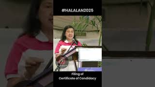 FILING OF CANDIDACY FOR HALALAN 2025 [upl. by Ahsimot]