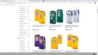 Donde Comprar Camisetas de la NBA [upl. by Ydnyl]