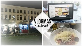 KERSTMARKT LEUVEN  ETEN BIJ BAVET🎄✨  Vlogmas 15 [upl. by Nuy]