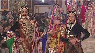 Pakistanische Brautmode auf der Bridal Couture Week [upl. by Ardin561]