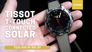 UNBOXING TISSOT TTOUCH CONNECT SOLAR T1214204705107 [upl. by Annam491]