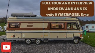 Hymermobil s750 1985 Full Tour and Interview [upl. by Aisan200]