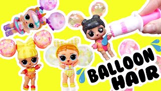 LOL Surprise DIY Water Balloon Surprise Dolls During Vacation Crafts for Kids [upl. by Nathanoj]