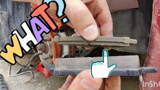 Never let your brake pads get like this  2006 Toyota Scion XA [upl. by Mab]