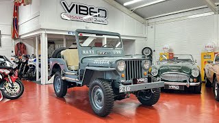 Willys Jeep CJ3A 1953 Fully Restored 2015 in Private Car Collection For Last 7 Years  NOW SOLD [upl. by Liakim]