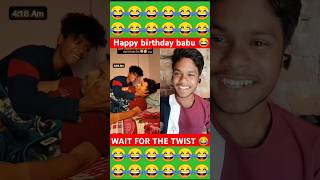 4 बजे happy birthday कौन बोलता है 😂🤣 chandan94op funny reaction viral trending birthday [upl. by Minton]