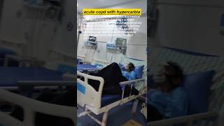 Acute COPD with hypercapnia  Breathlessness Patient  emergency hospital doctor [upl. by Uolyram]