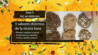 Alimentación sana y nutritiva cap3 receta de galletas de avena con plátano [upl. by Komarek]