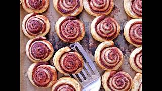 PUFF PASTRY CINNAMON ROLLS [upl. by Ronny]