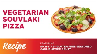 Rich Products Vegetarian Souvlaki Pizza Recipe [upl. by Lorre476]