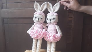 Conejita bailarina amigurumi Paso a paso Parte 1 [upl. by Riffle]