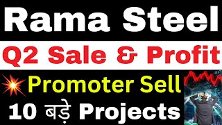 Target 10  Rama Steel Share Latest News  Rama Steel Tubes ltd Latest News  Rama Steel Target [upl. by Hank798]