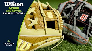 Wilson A2000 Spin Control Baseball Gloves Overview by Baseball Savings [upl. by Cerys]