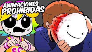 Las ANIMACIONES PROHIBIDAS de YOUTUBE 2🤨😨 [upl. by Hamehseer]