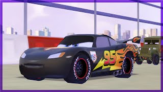 Cars 2 The Video Game  Carbon Fiber Lightning  Runway Tour [upl. by Trinee191]