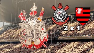 Corinthians 2 x 1 Flamengo  react da torcida no estádio  Brasileirão 2024 [upl. by Freud]