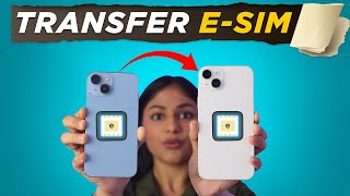 How to transfer eSIM from one iPhone to another StepbyStep guide [upl. by Karoly]