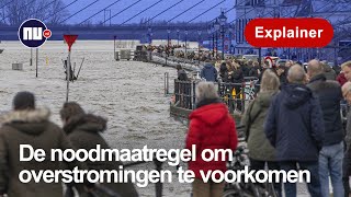 Na extreme waterstanden waar gaat het water naartoe  NUnl  Explainer [upl. by Encratia]