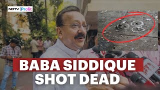 ExMaharashtra Minister Baba Siddique Shot Dead In Mumbai [upl. by Tilla]