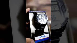 Unboxing Casio World Time AE1200WH1A Casio Royale [upl. by Racklin]