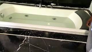 Kohler Bathtub wirlpool Jacuzzi installation video [upl. by Amilah]