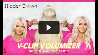 Introducing the New Hidden Crown Hair VClip [upl. by Chrysler]