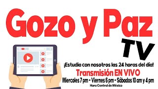 🔴 Gozo y Paz TV 📺  Estudios de la Biblia descubre tus raíces hebreas TV EN VIVO 24 horas [upl. by Adnolay]