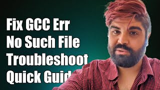 Fixing GCC Error No Such File or Directory  Troubleshooting Guide [upl. by Asereht254]