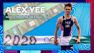 Alex Yee WINS GOLD 🥇  Final Leg In Tokyo 2020 Mixed Triathlon  Team GB [upl. by Yllen332]