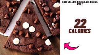 Low calorie chocolate chip cookie cake recipe low calorie cake recipe [upl. by Weig460]