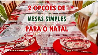 NATAL 2023 MESA POSTA NATAL 🎄 MESA POSTA PARA CEIA DE NATAL E OPÇÃO DE MESA PARA ALMOÇO NATALINO [upl. by Nnahoj102]