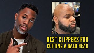 BEST CLIPPERS FOR CUTTING A BALD HEAD  Barber Luther King [upl. by Nnek]