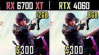 RX 6700 XT vs RTX 4060  Which GPU is Better Value for MONEY 15 Games Tested  Ray Tracing [upl. by Ecnatsnok]