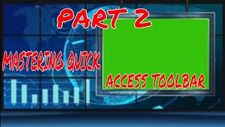 Mastering The Quick Access Toolbar Tagalog Edition  Part 2 [upl. by Adamok]