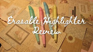 Erasable Highlighter Review [upl. by Ynohtnaleahcim]