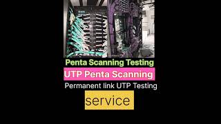 PENTA SCANNING TESTING FLUKE NETWORK CABLE ANALYZER Testing [upl. by Evangelist]