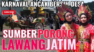 KARNAVAL ANCAK BERSIH DESA SUMBERPORONG LAWANG JAWA TIMUR [upl. by Nylaf]