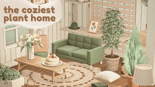 Building the COZIEST plant home  ACNH Speed Build  Animal Crossing New Horizons [upl. by Nader663]