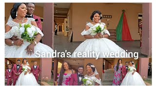 Sandras reality weddingvideo that broke the internet sandrasrealitychurchwedding [upl. by Nahseez543]