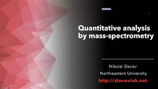 Mass spectrometry analysis for relative and absolute quantification of proteins [upl. by Sup]