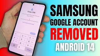 NEW METHOD  Samsung FRP Bypass  Android 14  Google Account Remove [upl. by Irena]