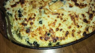 Patate Me Spinaq Dhe Djath Ne Furre Potato With Spinach And Cheese On Oven [upl. by Azilem]