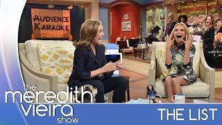 Kristin Chenoweths Audience Karaoke Competition  TheList  The Meredith Vieira Show [upl. by Fredric]