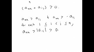 Show that if the largest offdiagonal entry is annihilated at each step of the Jacobi algorithm th… [upl. by Briggs]