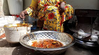 Préparation du soupe kandia à Dakar Sénégal 2 à la cuisine [upl. by Weisbart]