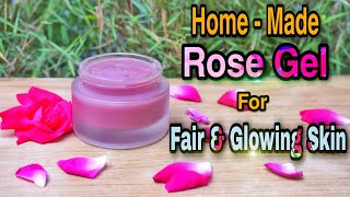 Homemade Rose Gel How To Make Rose Gel At Home Diy Rose Glow Serum At Home Homemade Rose Serum [upl. by Odlonra426]