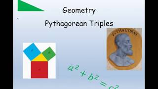 Pythagorean Triples Video Lesson [upl. by Arualana]